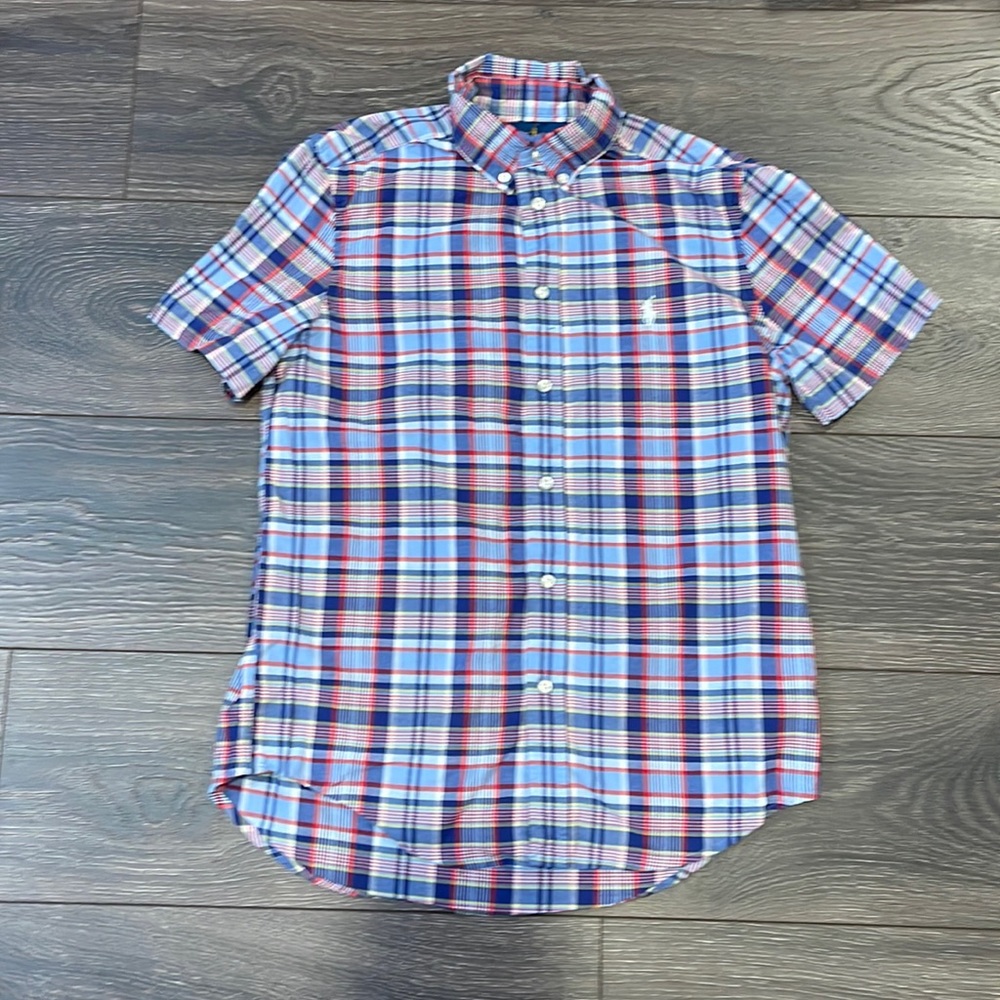Boy’s Ralph Lauren Short Sleeve Dress Shirt